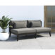 Ibiza Charcoal / Gracebay Grey Outdoor Sofa, 2 Seater